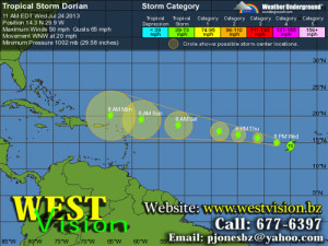 Tropical Storm Dorian 