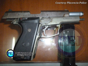 Pistol found in Independence village