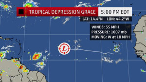 Tropical Depression Grace
