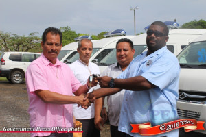 Ambulances handed over