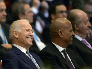 Joe Biden & Dean Barrow (Courtesy BBC)