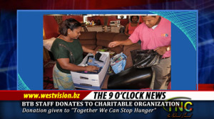 BTB staff donate to charity organization 