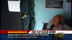 Burglary at Faith Nazarene