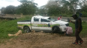 Traffic accident in Roaring Creek