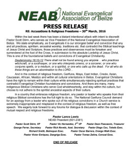 NEAB press release