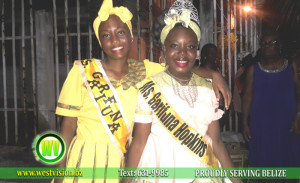 Reina Garifuna del Caribe pageant participants