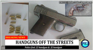 Handguns found in police operation