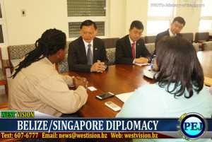 Delegation from Singapore visits Belize