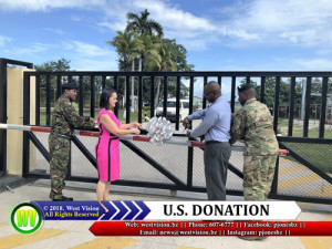 U.S. donation to Ministry of Defence